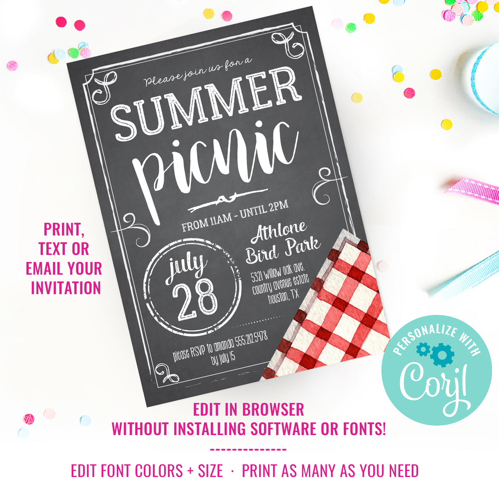 Company Picnic Invitation