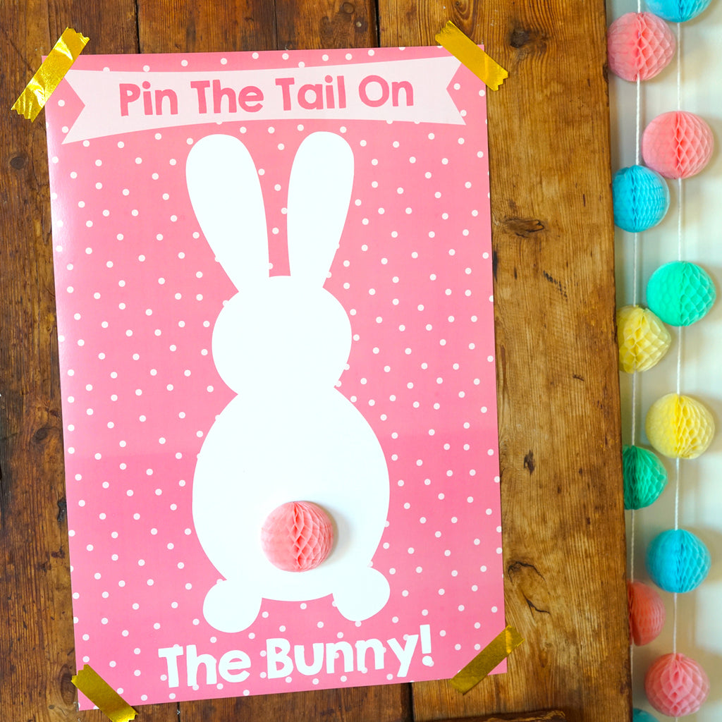 Pin the Tail on the Bunny Pink