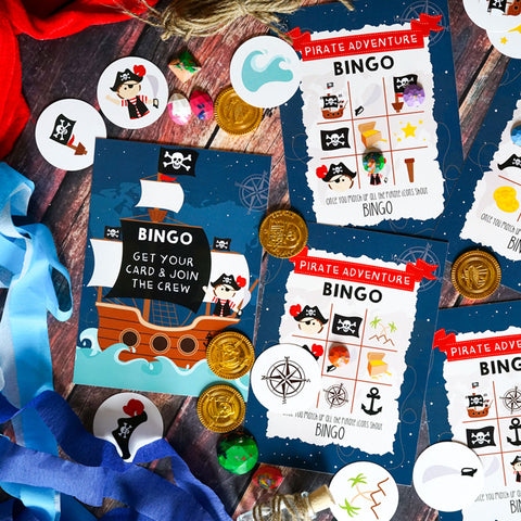 Pirate Party Bingo Activity