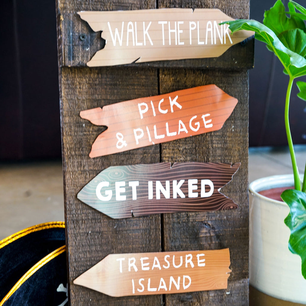 Pirate Party directional signage