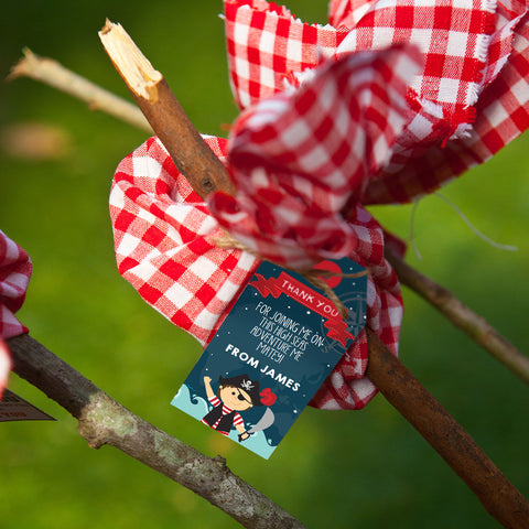 Pirate Party Favor Tags | Pirate Favors