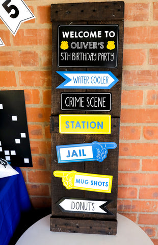 police party signs