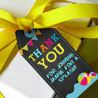 Summer Pool Party Favor Tags