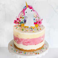 Unicorn and Rainbow Cake Topper