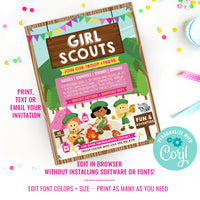 Girl Scouts Recruitment Flyer
