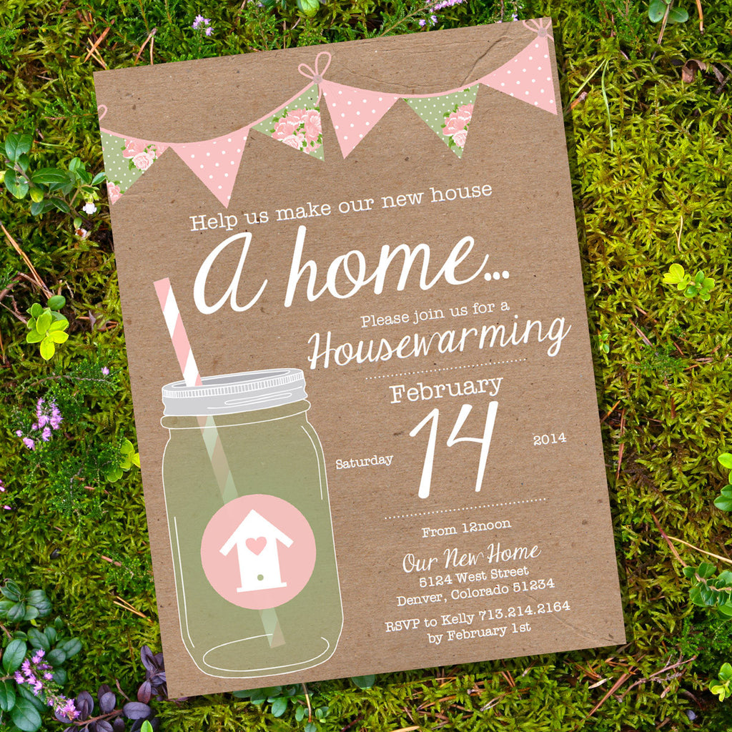 House Party Invite Background