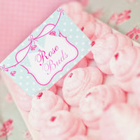 Shabby Chic Princess Baby Shower Food Labels