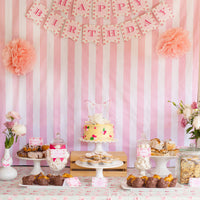 Shabby Chic Floral Birthday Party Table