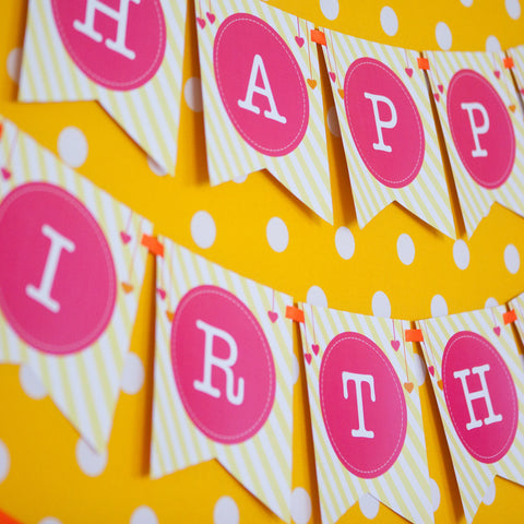 Sunshine Lemonade Birthday Banner | Lemonade Mason Jar Banner