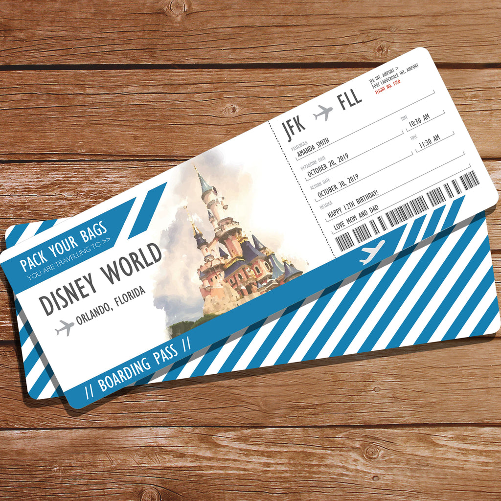 disney-world-surprise-vacation-gift-ticket-travel-ticket-surprise-sunshine-parties for Free Printable Disney World Ticket Template Disney World Surprise Vacation Gift Ticket | Travel Ticket Surprise – Sunshine Parties for Free Printable Disney World Ticket Template