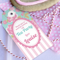 Shabby Chic Tea Party Favor Tags | Vintage Party Favors