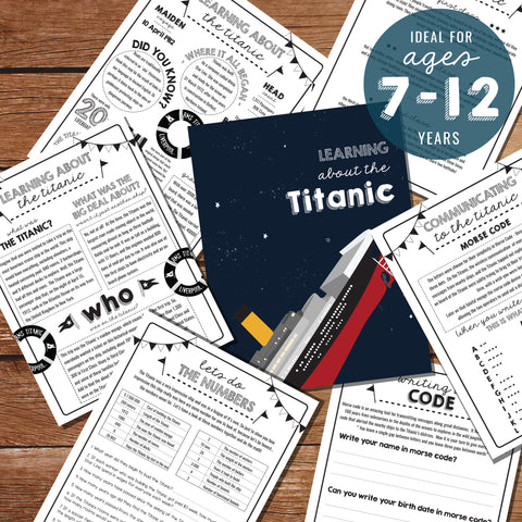 Titanic Study guide for kids