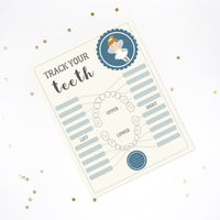 Tooth Fairy Full Set Boys | Official Certificate, Customer Receipt, Door Hangar, Visitor Poster, Letter, Tooth Report, Lost tooth chart