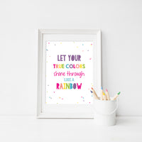 True Colors Printable Trolls Poster