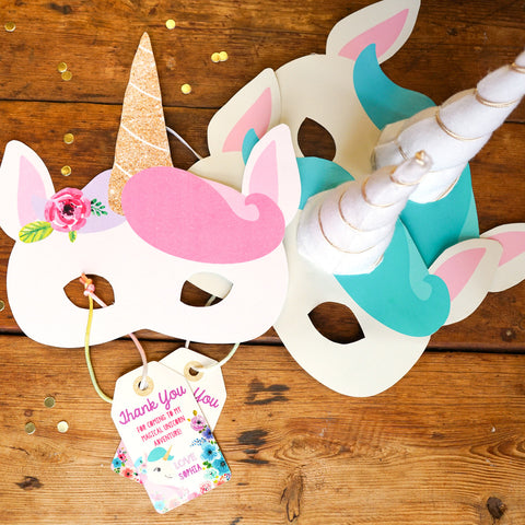 Unicorn Birthday Party Activity | Unicorn Masks