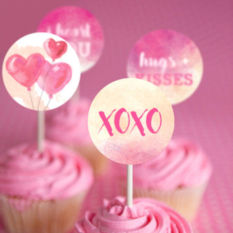 Valentine's Cupcake Topper | Celebrate Special Occasions