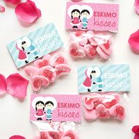 Eskimo Kisses Valentine Treat Bag Topper