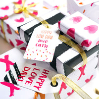 Super Value Valentine's Bundle - Includes Cards, Tags, Gift Wrap, Toppers, Love Cookie Labels, Unicorn Card and Cupcake Box