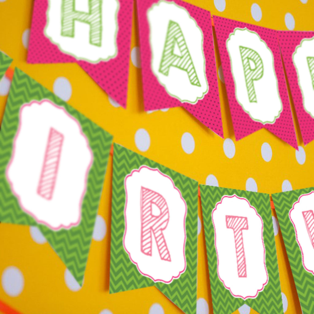 Summer Watermelon Party Birthday Banner | Pool Party