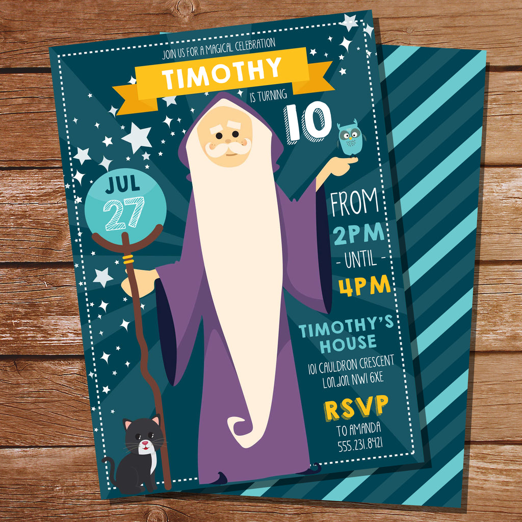 Wizard Party Invitation