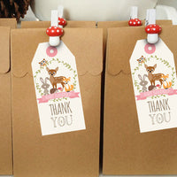 Woodland Baby Shower Favor Tags