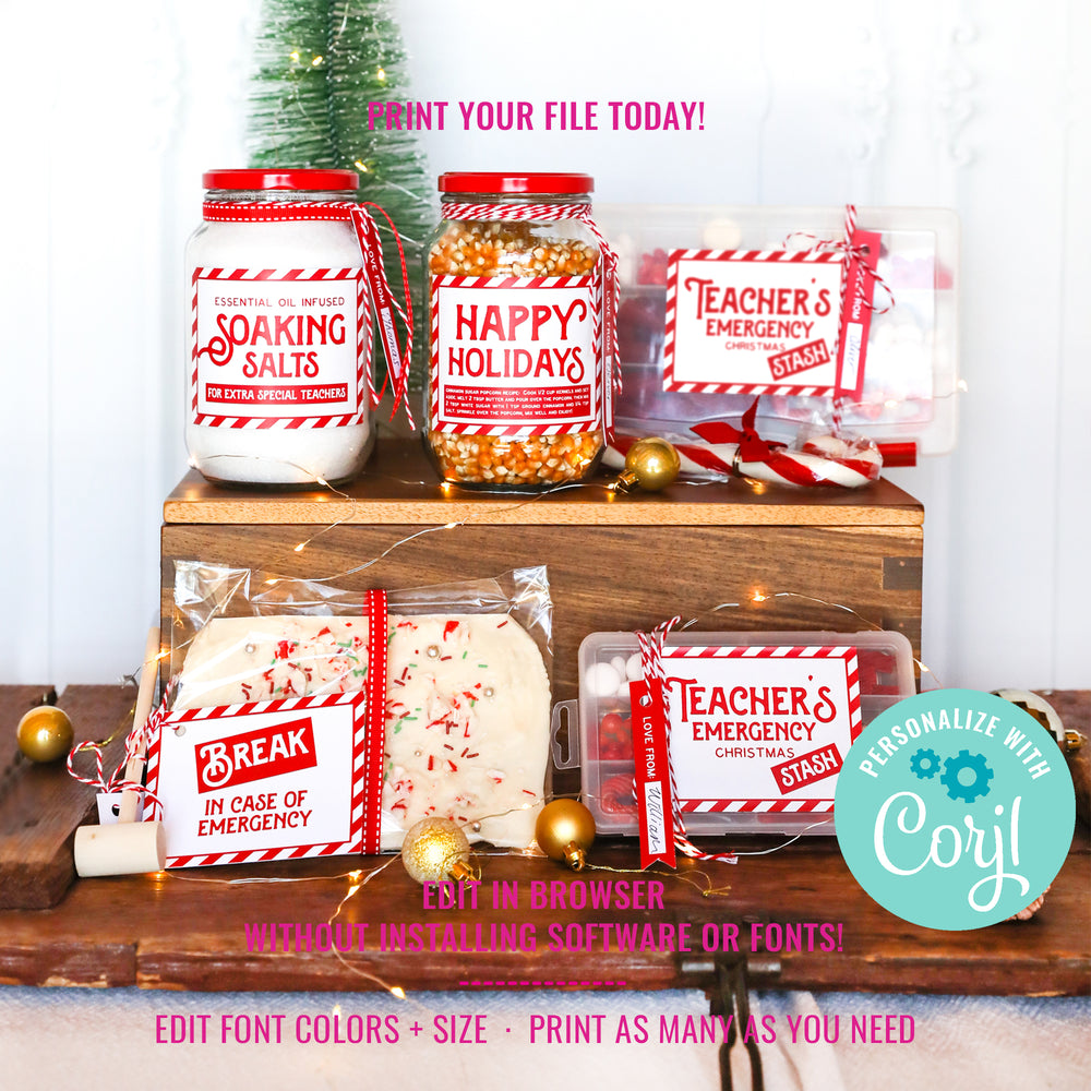 Last Minute Christmas Gift Ideas: 15+ Homemade Gifts with Free Printable  Gift Tags!
