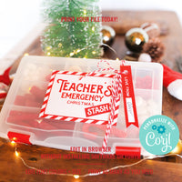 Teachers DIY Christmas Gifts | Printable DIY Christmas Gift Ideas | Editable Christmas Gift Tags