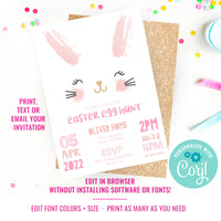 Easter Egg Hunt Invitation | Easter Celebration Decorations