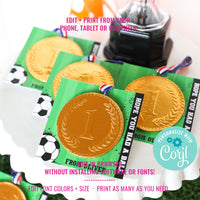 Soccer Party Favors for Boys | Soccer Medals Party Favors